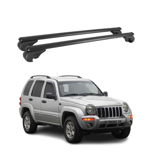 Krovni nosači za JEEP CHEROKEE KJ 2001–2008 — aluminij (3)