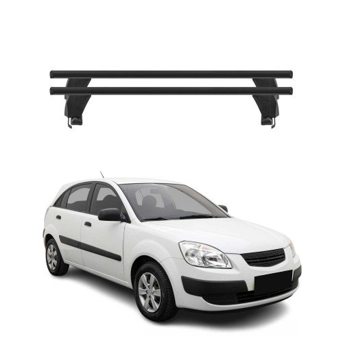 Krovni nosači za KIA RIO HB 2005–2011 — aluminij (2) Krovni nosači za KIA RIO HB 2005–2011 — aluminij (2)