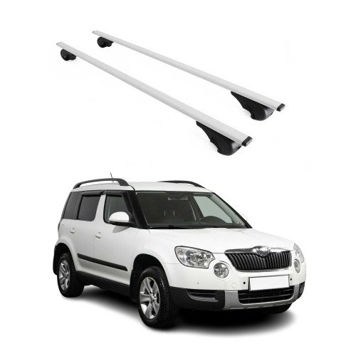 Krovni nosači za SKODA YETI 2009–2017 — aluminij (2) Krovni nosači za SKODA YETI 2009–2017 — aluminij (2)
