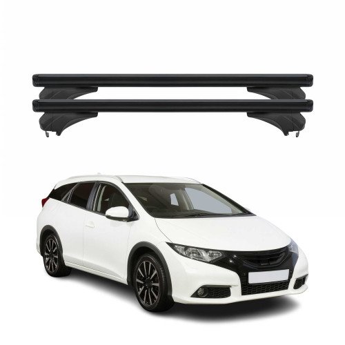 Krovni nosači za HONDA CIVIC IX TOURER 2013–2015 — aluminij Krovni nosači za HONDA CIVIC IX TOURER 2013–2015 — aluminij