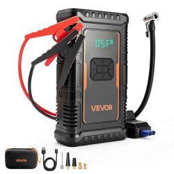 Starter akumulatora s kompresorom za gume, 1600 A, 8000 mAh, benzin do 6,0 L, dizel do 3,0 L Starter akumulatora s kompresorom za gume, 1600 A, 8000 mAh, benzin do 6,0 L, dizel do 3,0 L