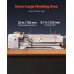 Stolna tokarilica za metal 220 × 762 mm, 1100 W, do 3000 o/min, motor bez četkica, metalni zupčanici