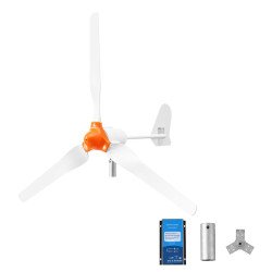 Vjetroturbina za proizvodnju električne energije iz vjetra, 1200 W, 24 V, 3 noža
