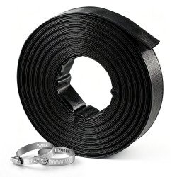 Plosnato PVC crijevo za ispust vode iz pumpe, unutarnji promjer 51 mm, duljina 30,48 m