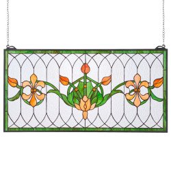 Vitraj za ukrašavanje prozora šarenim staklom, 81 × 43 cm Vitraj za ukrašavanje prozora šarenim staklom, 81 × 43 cm