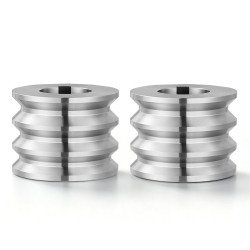 Zamjenski valjci za valjaonicu za nakit, 2 četvrtasta valjka, utori 8, 9 i 10 mm Zamjenski valjci za valjaonicu za nakit, 2 četvrtasta valjka, utori 8, 9 i 10 mm