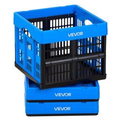 Set od 3 sklopive plastične kutije od 25 L, nosivost 10 kg po kutiji, sklopljene 7,8 cm