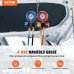 Set manometara za servis klime, 4-putni, za R134a, R410A i R22, crijeva 152 cm, do 55 bar Set manometara za servis klime, 4-putni, za R134a, R410A i R22, crijeva 152 cm, do 55 bar