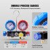 Set manometara za servis klime, 4-putni, za R134a, R410A i R22, crijeva 152 cm, do 55 bar Set manometara za servis klime, 4-putni, za R134a, R410A i R22, crijeva 152 cm, do 55 bar