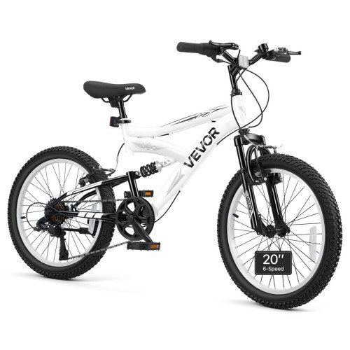 Brdski bicikl, kotači 50,8 cm, 6 brzina, potpuni ovjes, čelični okvir, nosivost 80 kg