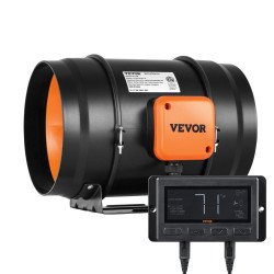 Cijevni ventilator za odsis i dovod zraka kroz ventilacijske cijevi, 14334 l/min, EC motor