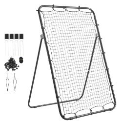 Ravna odbojna mreža za bejzbol i softball 121 × 173 cm, 5 kutova nagiba, s metom zone udarca Ravna odbojna mreža za bejzbol i softball 121 × 173 cm, 5 kutova nagiba, s metom zone udarca