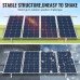 Podesivi nosači za solarne panele 30–60°, 2 kompleta za 4 do 8 panela, ugljični čelik