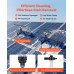 Teleskopska šipka za pranje solarnih panela vodom, do 10 m, s četkom i gumenim brisačem Teleskopska šipka za pranje solarnih panela vodom, do 10 m, s četkom i gumenim brisačem