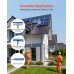 Teleskopska šipka za pranje solarnih panela vodom, do 10 m, s četkom i gumenim brisačem Teleskopska šipka za pranje solarnih panela vodom, do 10 m, s četkom i gumenim brisačem