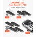 Servisne rampe za automobil, set od 4, visina podizanja 6,5 cm, niski profil, 70 × 20 cm