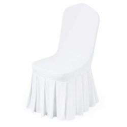 Elastične navlake za stolice, bijele, set od 30 komada, za stolice do 51 × 45 × 95 cm Elastične navlake za stolice, bijele, set od 30 komada, za stolice do 51 × 45 × 95 cm