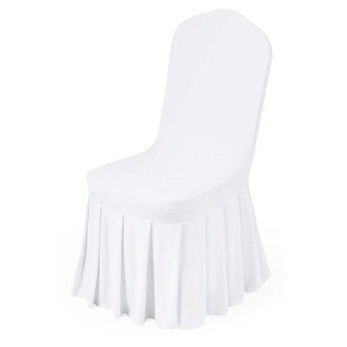 Elastične navlake za stolice, bijele, set od 30 komada, za stolice do 51 × 45 × 95 cm Elastične navlake za stolice, bijele, set od 30 komada, za stolice do 51 × 45 × 95 cm