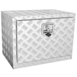 Aluminijski sanduk za alat ispod kamioneta ili prikolice, 61 × 43 × 46 cm, s bravom Aluminijski sanduk za alat ispod kamioneta ili prikolice, 61 × 43 × 46 cm, s bravom
