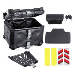 Kofer za motocikl, 55 L, od kože Kofer za motocikl, 55 L, od kože