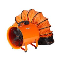 Prijenosni odsisni ventilator za odvod prašine, dima i zagađenog zraka, 255 W