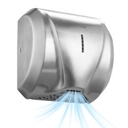 Sušilo za ruke, 1800 W, 240 V, od nehrđajućeg čelika, za zid