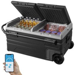 Auto hladnjak s kompresorom, 95 L, prijenosno, 24 V
