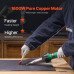 Pištolj za zavarivanje plastike vrućim zrakom 1600 W, 50–600 °C, set s 17 dodataka u kovčegu