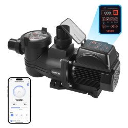 Pumpa za bazen s promjenjivom brzinom, 1650 W, protok 33.000 L/h, visina dizanja 17 m