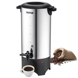 Bojler za kavu i toplu vodu za catering, 7,4 L (50 šalica), 1000 W, 220–240 V, nehrđajući čelik