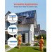 Teleskopska šipka za pranje solarnih panela vodom, do 4,6 m, s četkom i gumenim brisačem Teleskopska šipka za pranje solarnih panela vodom, do 4,6 m, s četkom i gumenim brisačem