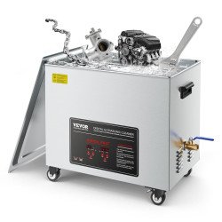 Ultrazvučna kada za čišćenje, 50 L, 840 W, od nehrđajućeg čelika, s kotačima