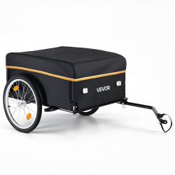Sklopiva teretna prikolica za bicikl, nosivost 59 kg, kotači 50,8 cm, vodootporna cerada Sklopiva teretna prikolica za bicikl, nosivost 59 kg, kotači 50,8 cm, vodootporna cerada