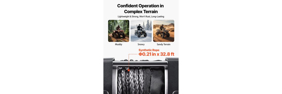 Električno vitlo za ATV, quad i UTV: kolika vučna sila i zašto sintetičko uže