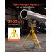 Stalak za podupiranje cijevi s V-glavom, cijevi 3,2–305 mm, nosivost 1134 kg, visina 71–132 cm