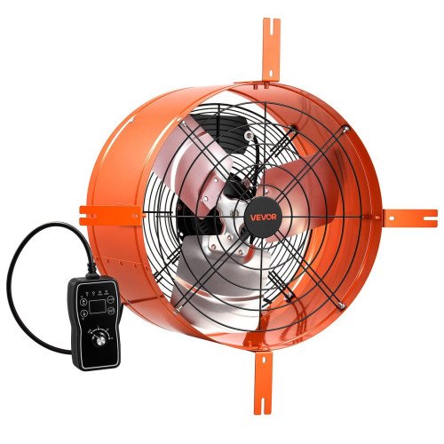 Zabatni odsisni ventilator s termostatom za tavan i radionicu, promjer 40,6 cm, 3305 m³/h, 230 V Zabatni odsisni ventilator s termostatom za tavan i radionicu, promjer 40,6 cm, 3305 m³/h, 230 V