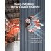 Zabatni odsisni ventilator s termostatom za tavan i radionicu, promjer 40,6 cm, 3305 m³/h, 230 V Zabatni odsisni ventilator s termostatom za tavan i radionicu, promjer 40,6 cm, 3305 m³/h, 230 V
