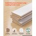 Dvokrilna klizna vrata za ormar od drva i MDF-a s tračnicom, 152,4 × 203,2 cm, bijela