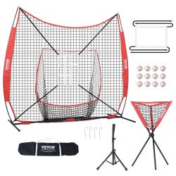 Mreža za trening bejzbola, 213 × 213 cm, s priborom Mreža za trening bejzbola, 213 × 213 cm, s priborom