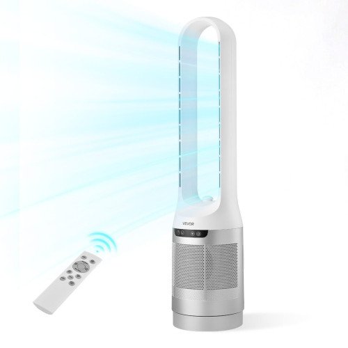Stupni ventilator bez lopatica s daljinskim upravljačem, 12 brzina, oscilacija 65°, visina 104 cm