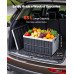 Set od 3 sklopive plastične kutije s poklopcima od 65 L, nosivost 38 kg po kutiji, sklopljene 5,5 cm