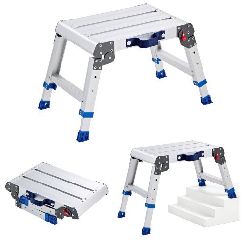 Radna platforma podesive visine za siguran rad na povišenom mjestu, nosivost 227 kg, 30,5–40,6 cm Radna platforma podesive visine za siguran rad na povišenom mjestu, nosivost 227 kg, 30,5–40,6 cm