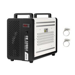 Rashladnik vode s kompresorom za CO2 laser, rashladni učin 1600 W, spremnik 7 L, protok 16 L/min