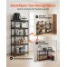 Regal s 5 polica od MDF ploča i čeličnim okvirom, 75,9 × 30,9 × 152 cm, nosivost 907,2 kg Regal s 5 polica od MDF ploča i čeličnim okvirom, 75,9 × 30,9 × 152 cm, nosivost 907,2 kg