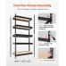 Regal s 5 polica od MDF ploča i čeličnim okvirom, 75,9 × 30,9 × 152 cm, nosivost 907,2 kg Regal s 5 polica od MDF ploča i čeličnim okvirom, 75,9 × 30,9 × 152 cm, nosivost 907,2 kg