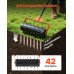Valjkasti ručni aerator travnjaka s 42 šiljka, širina 38 cm, ručka 152 cm, bubanj za balast