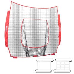 Mreža za trening bejzbola, 213 × 213 cm, sa zonom udarca Mreža za trening bejzbola, 213 × 213 cm, sa zonom udarca