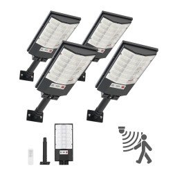 Solarna ulična svjetiljka, 4 komada u pakiranju, 500 W, vodootporno Solarna ulična svjetiljka, 4 komada u pakiranju, 500 W, vodootporno
