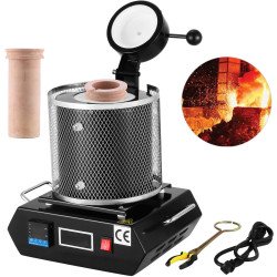 Peć za taljenje plemenitih metala, 1350 W, od aluminija (1) Peć za taljenje plemenitih metala, 1350 W, od aluminija (1)