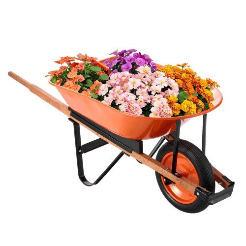 Vrtna kolica s kiperom (karijola) za prijevoz i istovar zemlje i materijala, nosivost 150 kg, 142 L Vrtna kolica s kiperom (karijola) za prijevoz i istovar zemlje i materijala, nosivost 150 kg, 142 L